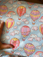 Pastel balloons cotton lycra