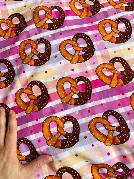 Gorgeous pretzels cotton lycra