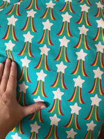 Retro stars cotton lycra