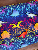 Neon dinosaurs cotton lycra